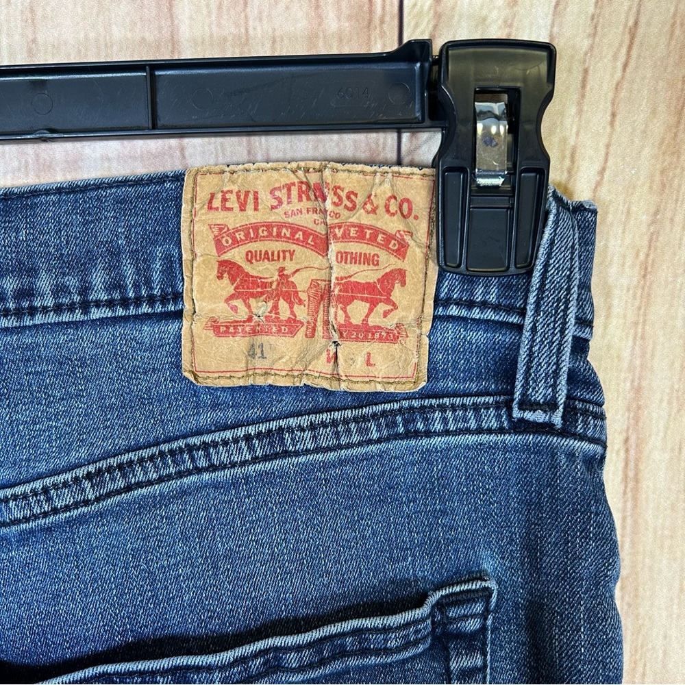 Levi’s Men's Jeans Size 36 X 28.5 Blue Denim Relaxed Fit Work Pants Medium Wash - Picture 11 of 17